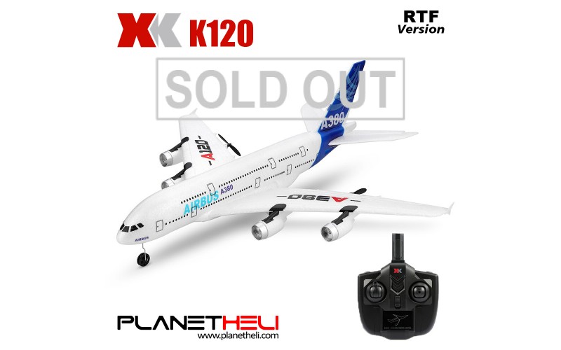 XK A120 Airbus A380 Model Plane 3CH EPP 2.4G Remote Control Airplane Fixed-wing RTF 